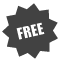 Piktogramm: Stern mit Free beschriftet symbolisiert kostenlose Probelektion
