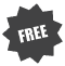Piktogramm: Stern mit Free beschriftet symbolisiert kostenlose Probelektion